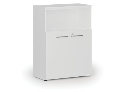 kombinovana kancelarska skrin primo white 800 x 420 x 1087 mm bila 70518