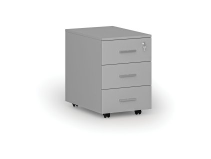 kancelarsky mobilni kontejner primo gray 3 zasuvky seda 70944