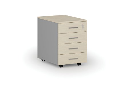 kancelarsky mobilni kontejner primo gray 4 zasuvky seda briza 71258