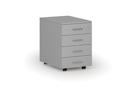 kancelarsky mobilni kontejner primo gray 4 zasuvky seda 71280