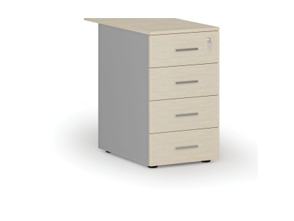 kancelarsky pristavny zasuvkovy kontejner primo gray 4 zasuvky seda briza 71653