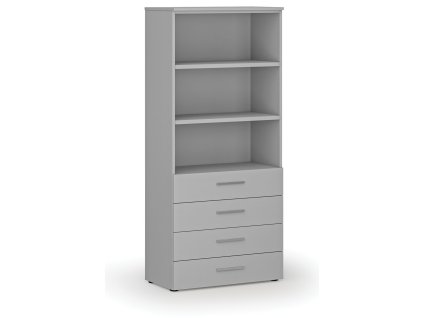 kancelarska skrin se zasuvkami primo gray 800 x 420 x 1781 mm seda 74413