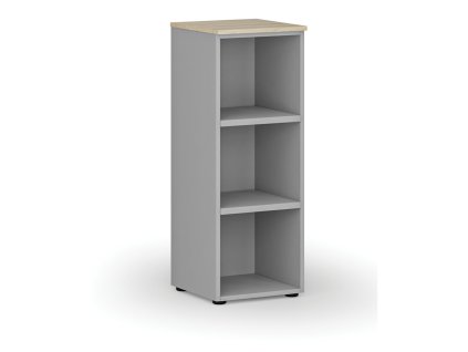 kancelarsky regal primo gray 400 x 420 x 1087 mm seda dub prirodni 74584