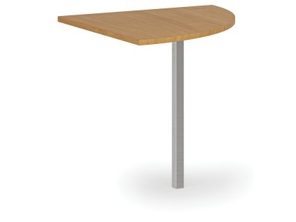 rohova pristavba pro kancelarske pracovni stoly primo 800 mm buk 75667