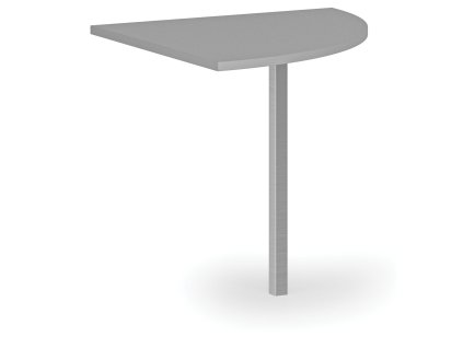 rohova pristavba pro kancelarske pracovni stoly primo 800 mm seda 75685