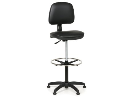 pracovni zidle s kluzaky milano bez podrucek permanentni kontakt operny kruh cerna 104749