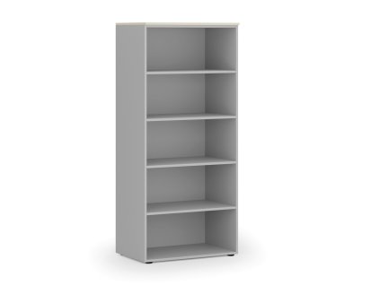 kancelarsky regal primo gray 800 x 500 x 1781 mm seda briza 83621