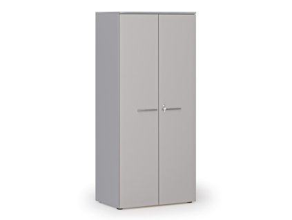 kancelarska policova skrin primo gray s dvermi 800 x 500 x 1781 mm seda 143516