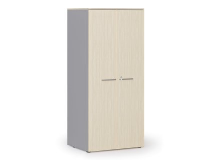 kancelarska policova skrin primo gray s dvermi 1781 x 800 x 600 mm seda briza 143478