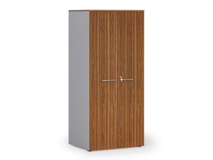 kancelarska policova skrin primo gray s dvermi 1781 x 800 x 600 mm seda orech 143538