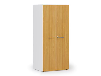 kancelarska policova skrin primo white s dvermi 1781 x 800 x 600 mm bila buk 143575
