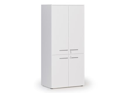 kancelarska policova skrin primo white pulene dvere 800 x 500 x 1781 mm bila 144214