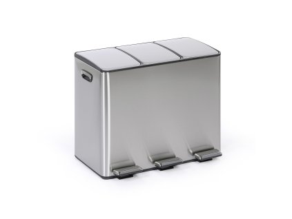 kos na trideny odpad 3x 15 l nerez naslapny 87011