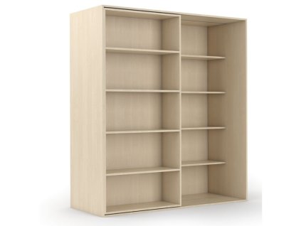dvourada posuvna knihovna double 1800 x 700 x 2000 mm briza 87934