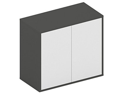 skrin nizka s dvermi future 800 x 400 x 710 grafit 86096