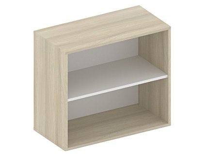 skrin nizka otevrena future 800 x 400 x 710 mm dub 86092