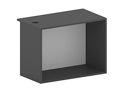 policova skrin regal future 800 x 400 x 600 mm bila grafitova 86104