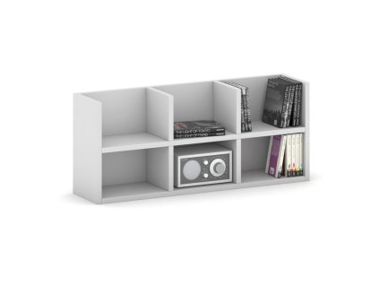 police na zed primo 2 patrova 6 oddilu 800 x 200 x 350 mm bila 86268