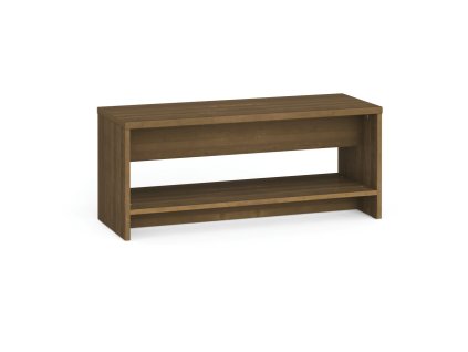 satni lavice s polici na boty zesilena delka 1000 mm orech 105255