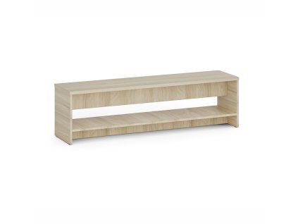 satni lavice s polici na boty zesilena delka 1500 mm dub prirodni 105272