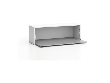 nizka skrinka layers vyklopna 1200 x 400 x 394 mm bila seda 86026