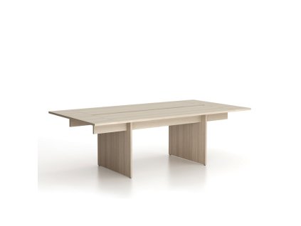 jednaci kancelarsky stul solid 2x prised 240x125 cm dub prirodni 85718