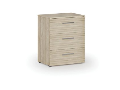 kancelarska komoda ke stolu primo wood 740 x 600 x 420 mm dub prirodni 86639