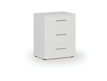 kancelarska komoda ke stolu primo white 740 x 600 x 420 mm bila 86614