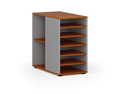 pristavna policova skrinka k pracovnimu stolu primo gray leva seda tresen 139190