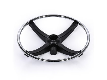 operny kruh pro pracovni zidle ocel chrom 450 mm 90245