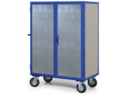 skrinovy vozik s plechovymi stenami 5 polic 962