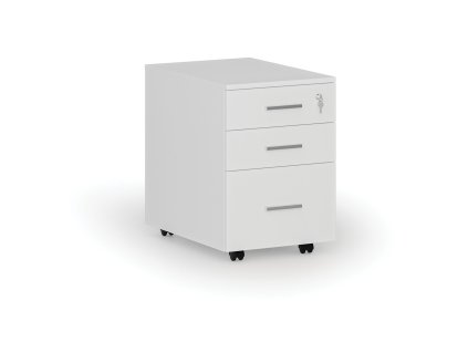kancelarsky mobilni kontejner na zavesne slozky solid 3 zasuvky bila 79990