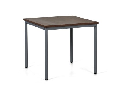 jidelni stul trivia 80x80 cm tmave seda podnoz orech 92246