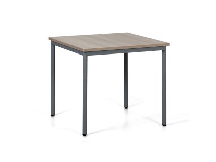 jidelni stul trivia 80x80 cm tmave seda podnoz dub prirodni 92249