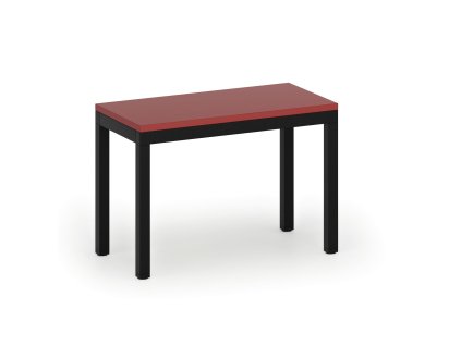 satni lavice sedak lamino delka 600 mm cerne nohy cervena 93511