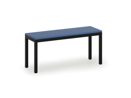 satni lavice sedak lamino delka 900 mm cerne nohy modra 93521