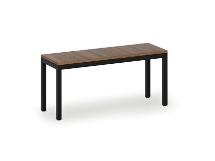 satni lavice sedak lamino delka 900 mm cerne nohy orech 93523