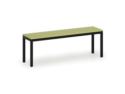 satni lavice sedak lamino delka 1200 mm cerne nohy zelena 93533