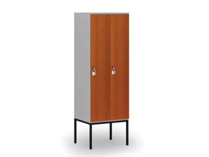 drevena satni skrinka s4 s podnozi 2 oddily 1871 x 600 x 500 mm demont otocny zamek seda tresen 76719