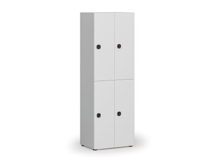 drevena satni skrinka s4 s uloznymi boxy 4 boxy demont kodovy zamek seda bila 121856