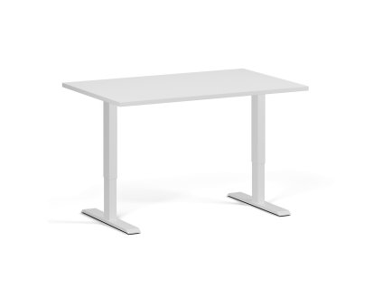 vyskove nastavitelny stul 120x80 cm 1 motor bila podnoz bila 98936