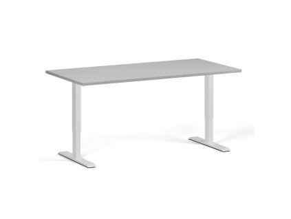 vyskove nastavitelny stul 160x80 cm 1 motor bila podnoz seda 99331