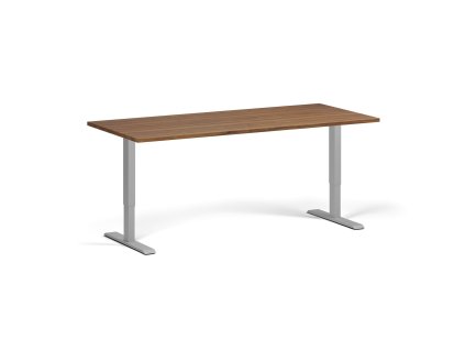 vyskove nastavitelny stul 180x80 cm 1 motor seda podnoz orech 102169