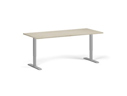 vyskove nastavitelny stul 180x80 cm 1 motor seda podnoz dub prirodni 102189