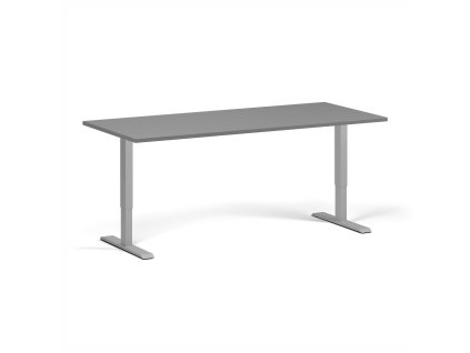 vyskove nastavitelny stul 180x80 cm 1 motor seda podnoz grafit 106025