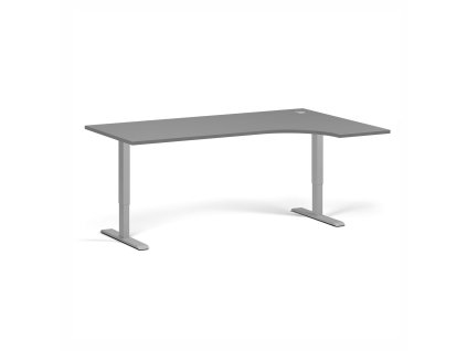 rohovy vyskove nastavitelny stul 180x120 cm 1 motor l p seda podnoz grafit 106033