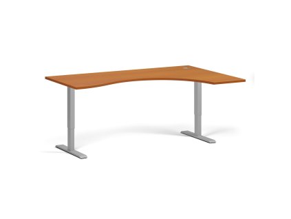 ergonomicky vyskove nastavitelny stul 180x120 cm 1 motor l p seda podnoz tresen 101805