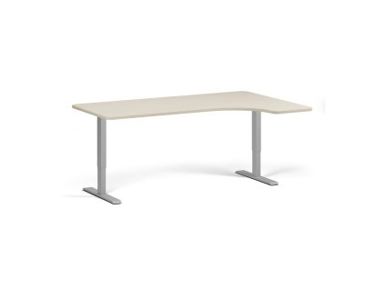 rohovy polohovaci stul se zaoblenymi rohy 180x120 cm 1 motor l p seda podnoz briza 101619