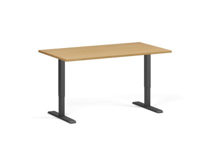 vyskove nastavitelny stul 140x80 cm 1 motor cerna podnoz buk 101136