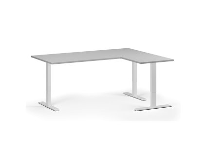 rohovy vyskove nastavitelny stul 180x140 cm 3 motory l p bila podnoz seda 103527